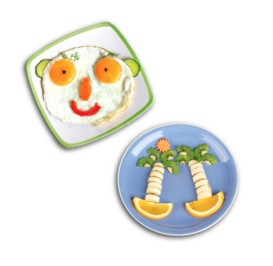 dessin sur l'assiette